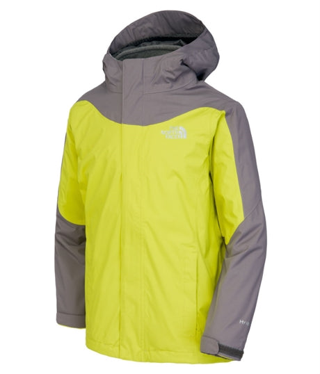 Evolution Triclimate Venom Yellow Shell Jacket Kids The North Face