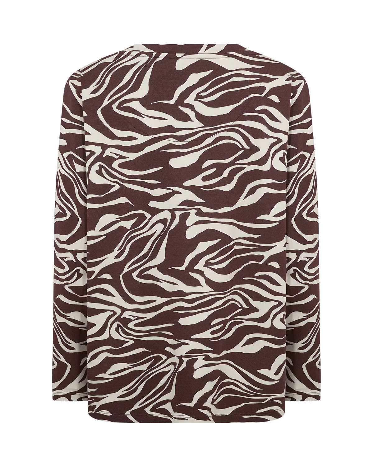 Jasmine 3 Mönstrad Topp Dam Chocolate Plum Combi | Smilebutiken - Wasabiconcept