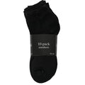 10-pack Svarta Sneakers Herrstrumpor Carlsteins