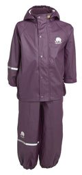 Basic Rainwear Set Blackberry Wine Ofodrat regnset Barn Celavi