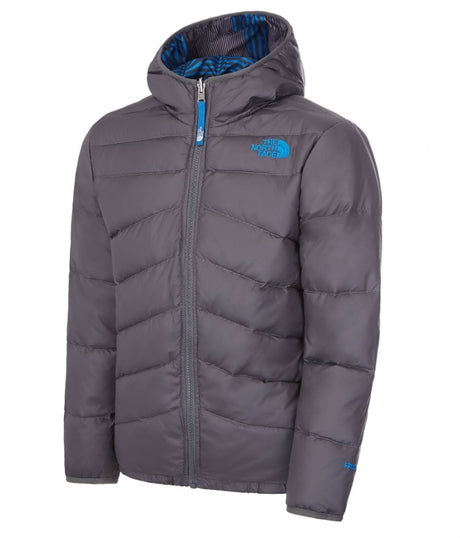 Boys Reversible Moondoggy Jacket Graphite Grey Vinterjacka Barn The North Face