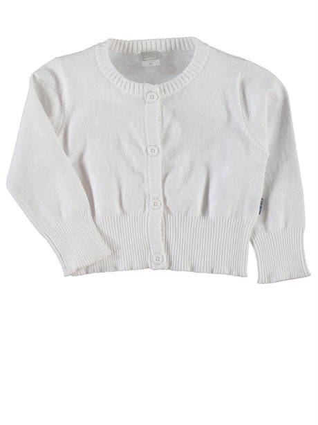 Vamina Knit Short Cardigan Mini Bright White Name it