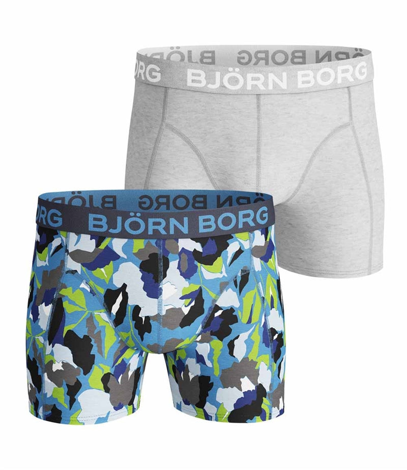 2-Pack Shorts Boxerkalsong Hawaiian Ocean Herr - Björn Borg