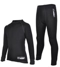 Merino Underställ Barn Black Anthracite Lindberg