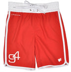 Bondi Swim Shorts Kids Petroleum Red Lindberg