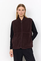Onyx 3 Pile Väst Dam Brun Chocolate Plum | Smilebutiken - Soyaconcept