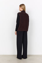 Onyx 3 Pile Väst Dam Brun Chocolate Plum | Smilebutiken - Soyaconcept