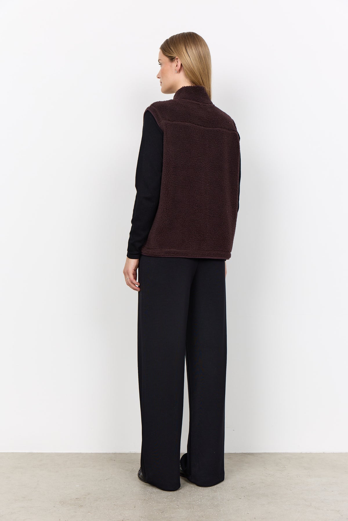 Onyx 3 Pile Väst Dam Brun Chocolate Plum | Smilebutiken - Soyaconcept