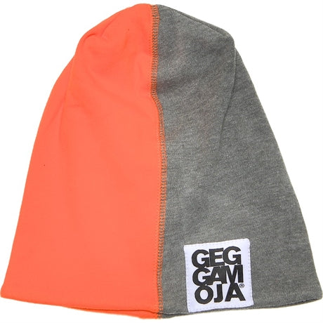 Two Colour Cap Orange Bomullsmössa Barn Geggamoja