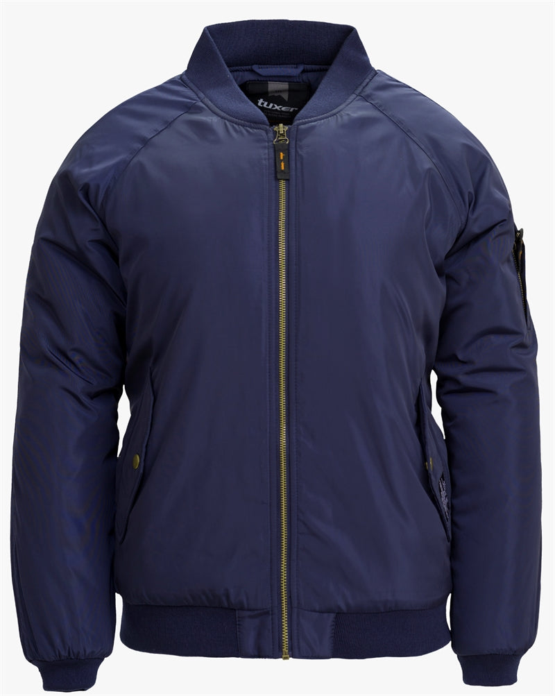 Spoon Bomber Jacket Women Dark Navy Tuxer