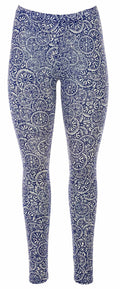 Gill Leggings Blue Patterned Women - Gill