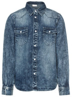 Acarls Ls Shirt Medium Blue Denim Barn Name it