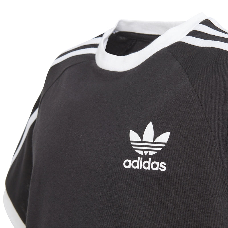 3 Stripes T-shirt Junior Black Adidas