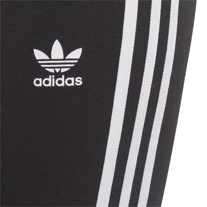 3-stripes Leggings Junior Black White Adidas