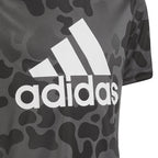 Camo Training T-shirt Junior Black Gresix White Adidas
