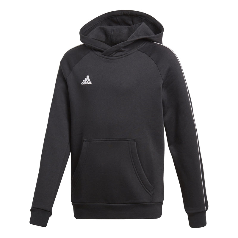 Core 18 Hoodie Junior Black White Adidas