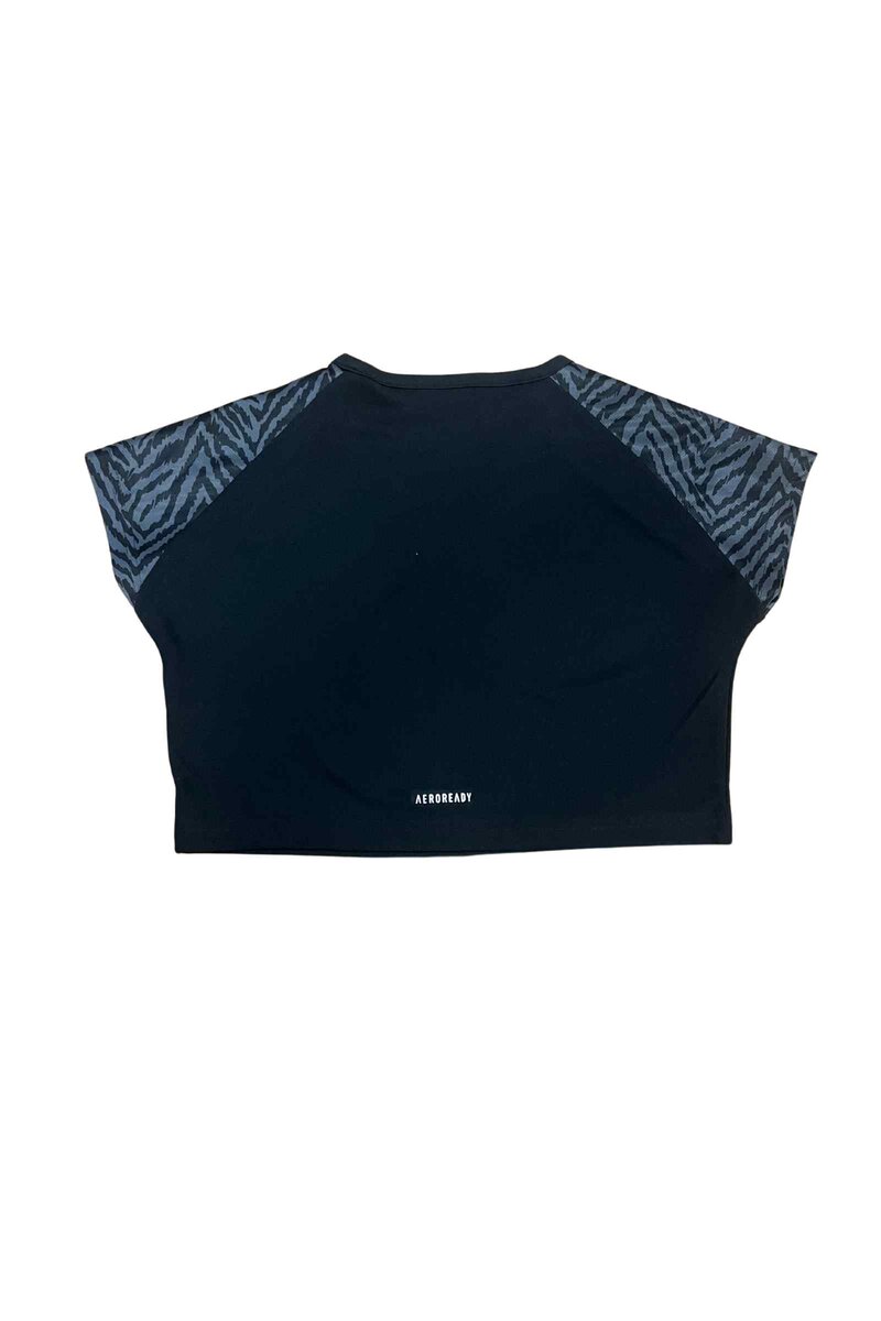 Croppad Tränings T-shirt Barn & Junior Black Adidas