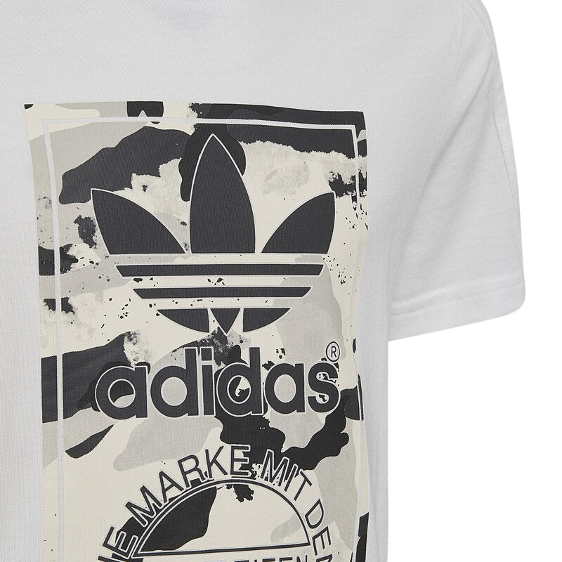 Graphic Camo T-shirt Junior White Adidas