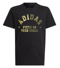 Graphic T-shirt Junior Black Adidas