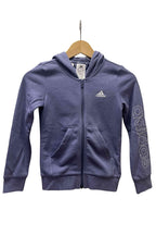 Kids & Junior Purple Adidas Zipper Hoodie