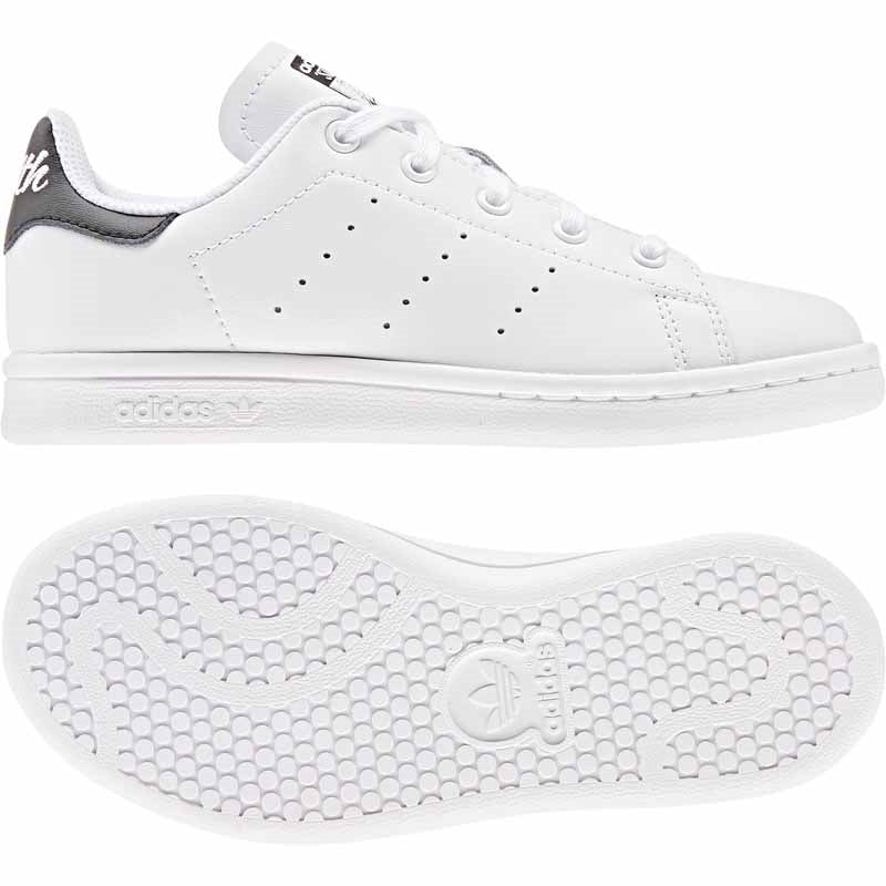 Stan Smith Skor Barn Vit & Svart Adidas