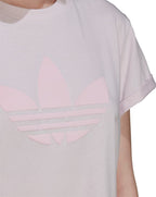 Tee Cotton T-Shirt Women Alm Pink Adidas