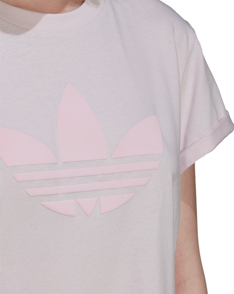 Tee Cotton T-Shirt Women Alm Pink Adidas