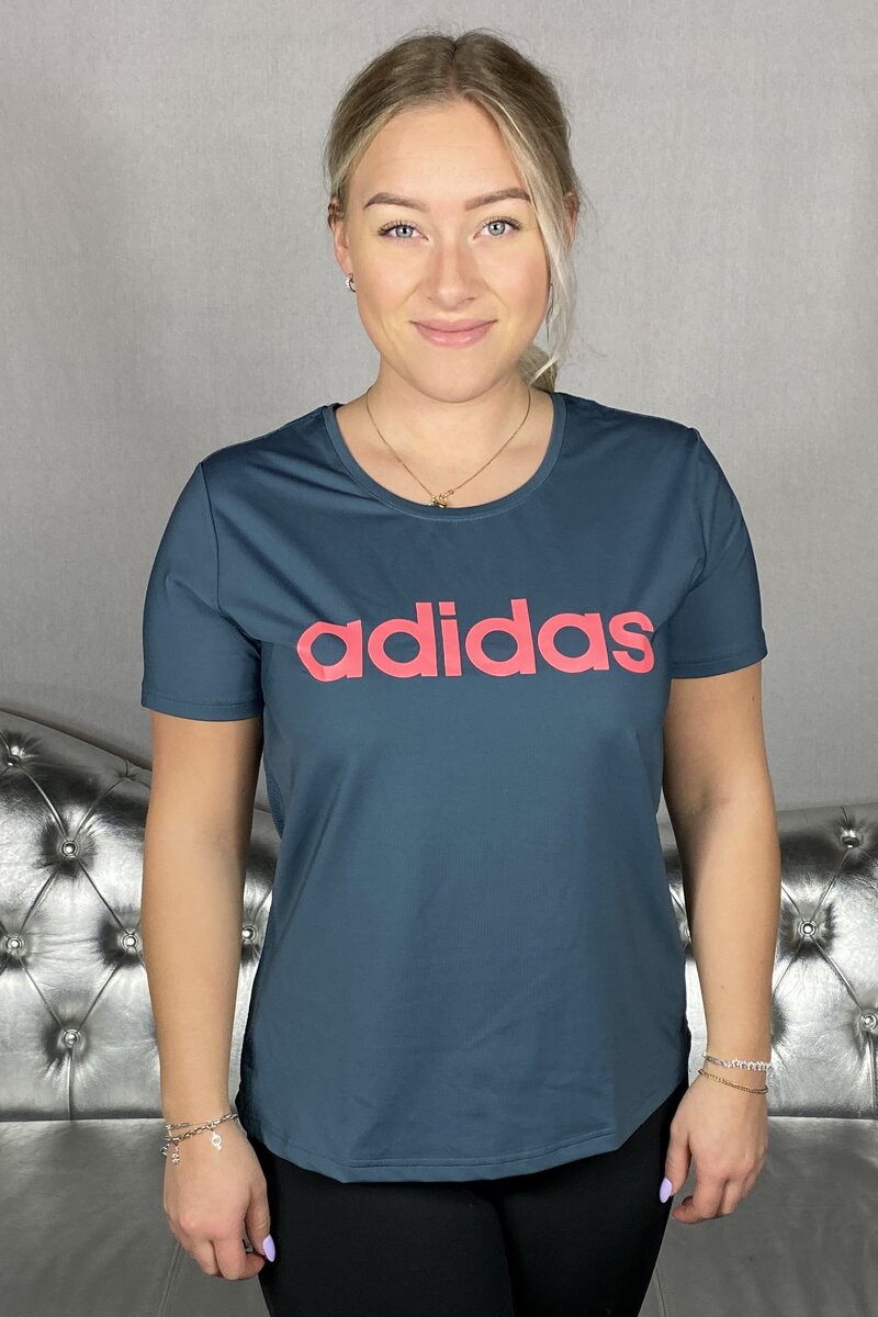 Tränings T-shirt Mesh Dam Legacy Blue Adidas