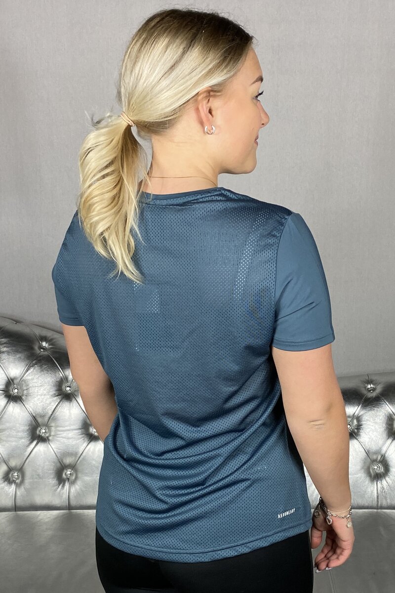 Tränings T-shirt Mesh Dam Legacy Blue Adidas
