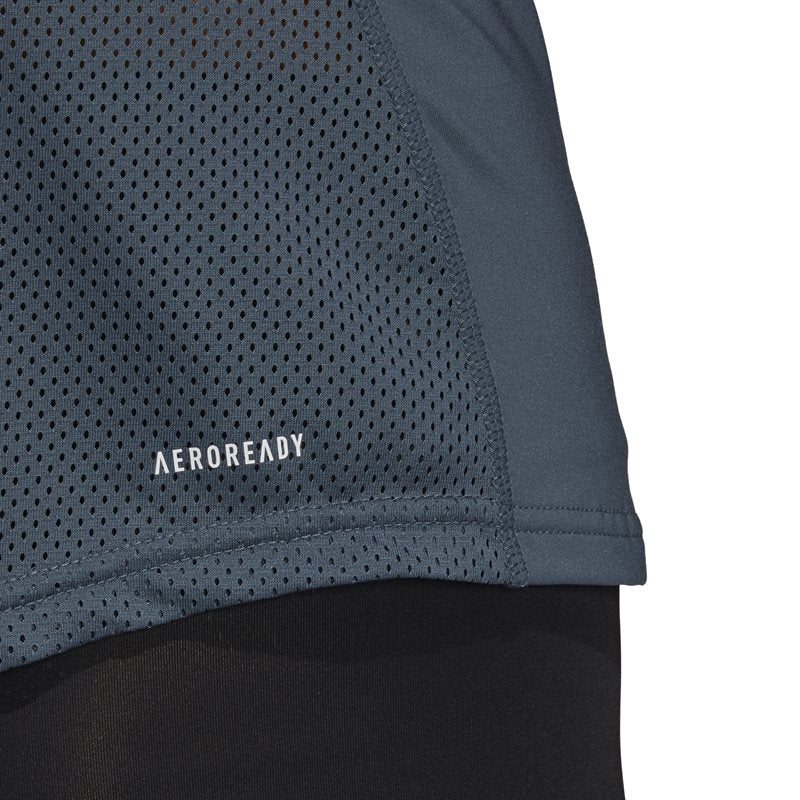 Tränings T-shirt Mesh Dam Legacy Blue Adidas