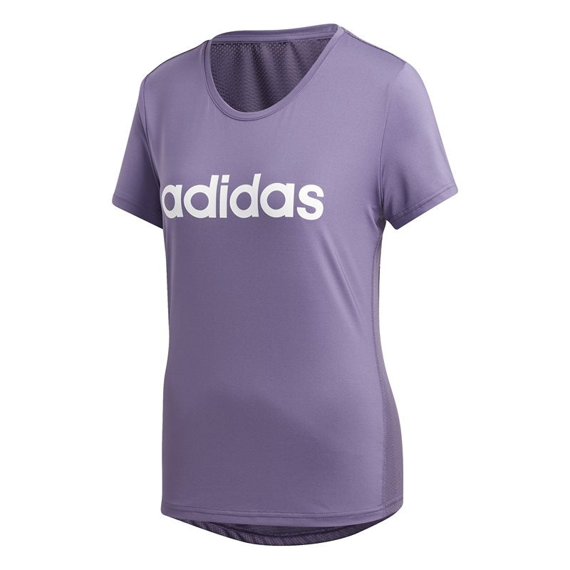 Training T-shirt Mesh Women Purple Adidas