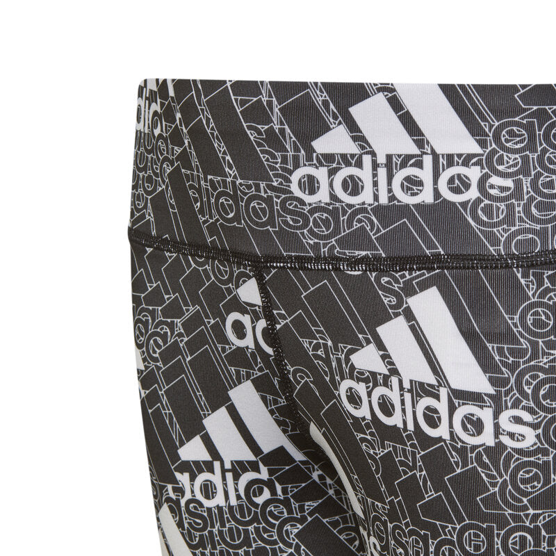 Brand Love Träningstights Barn Junior Black White Adidas