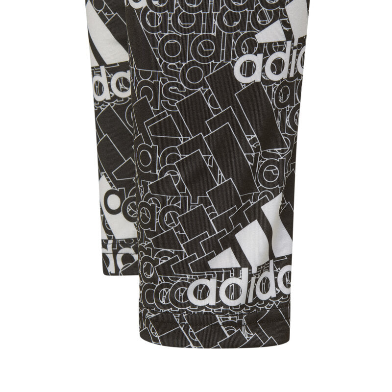 Brand Love Träningstights Barn Junior Black White Adidas
