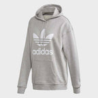 Trefoil Hoodie Women Grey Adidas