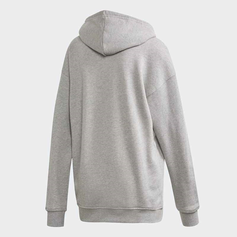Trefoil Hoodie Women Grey Adidas