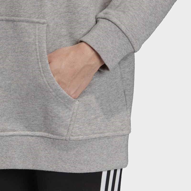 Trefoil Hoodie Women Grey Adidas
