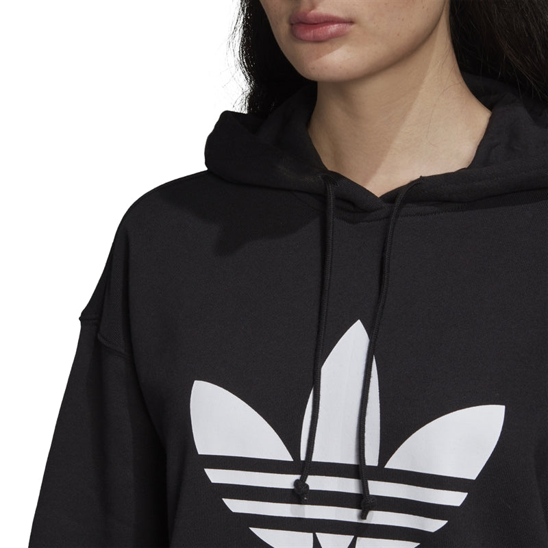Trefoil Hoodie Women Black Adidas