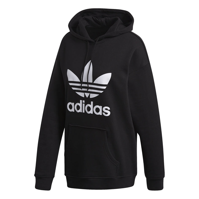 Trefoil Hoodie Women Black Adidas