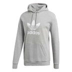 Trefoil Hoodie Ljusgrå Herr Adidas