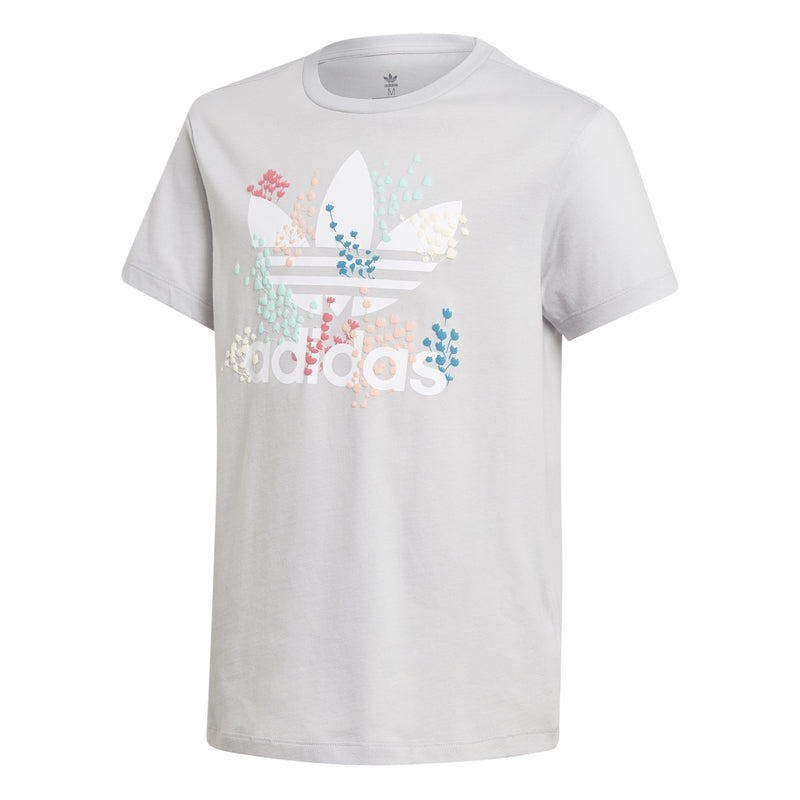 Trefoil T-shirt Junior Grå Blommig Adidas