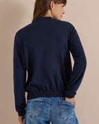 Agda Trikåjacka Dam Mörkblå Urban Dark Blue | Smilebutiken - Cecil