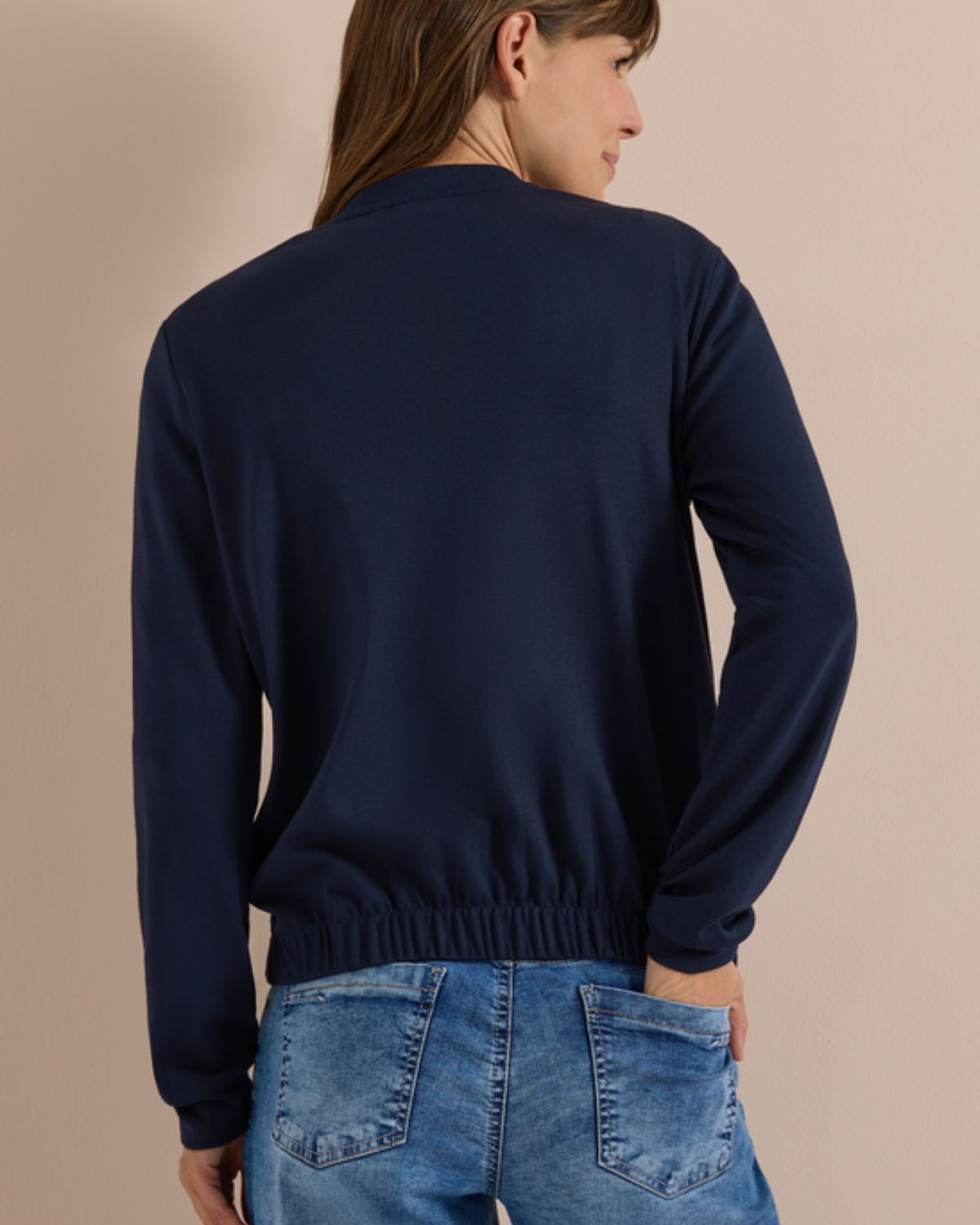 Agda Trikåjacka Dam Mörkblå Urban Dark Blue | Smilebutiken - Cecil
