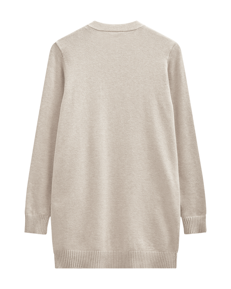 Agnes Cardigan Women Moonbeam Melange | Smilebutiken - Freequent
