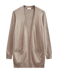 Agnes Cardigan Dam Silver Mink Melange | Smilebutiken - Freequent