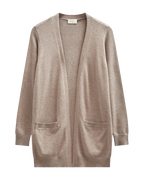 Agnes Cardigan Dam Silver Mink Melange | Smilebutiken - Freequent