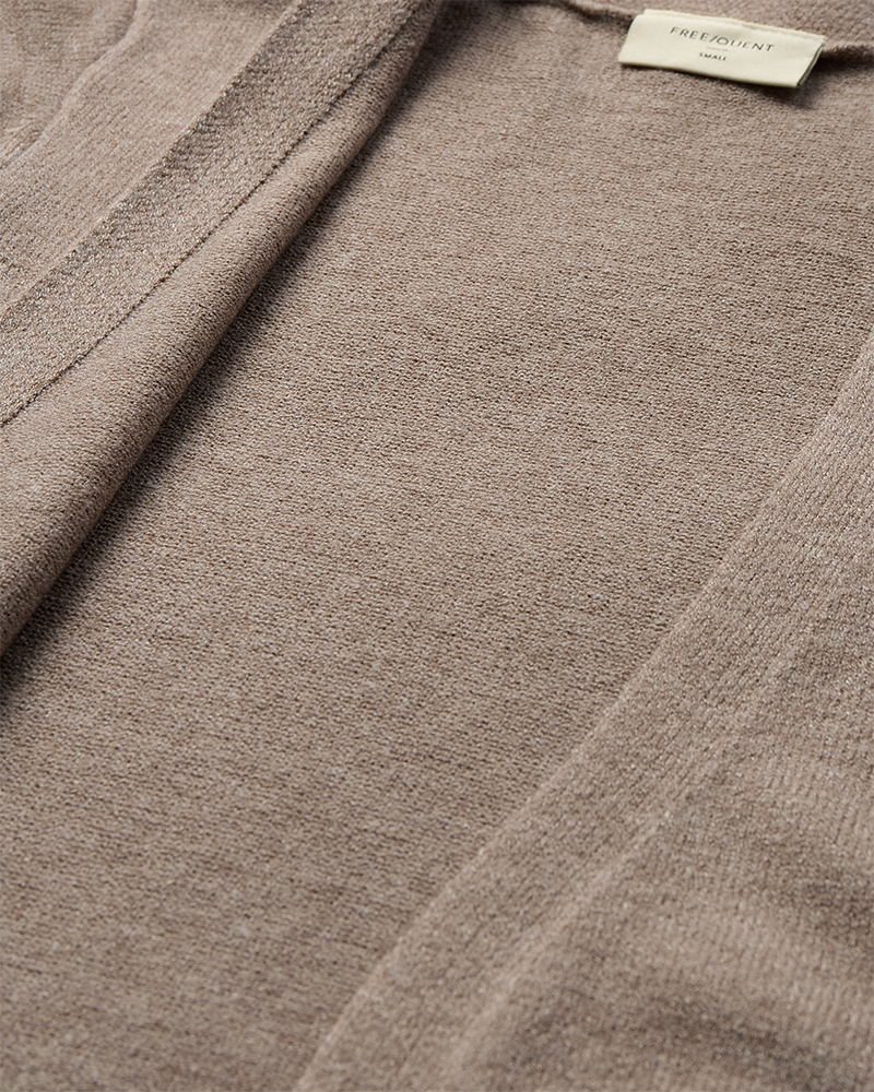 Agnes Cardigan Dam Silver Mink Melange | Smilebutiken - Freequent