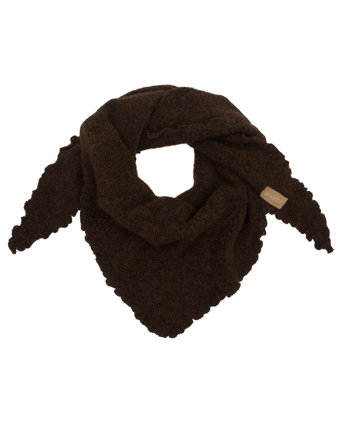 Scarf 2 Women Brown Marta du Chateau