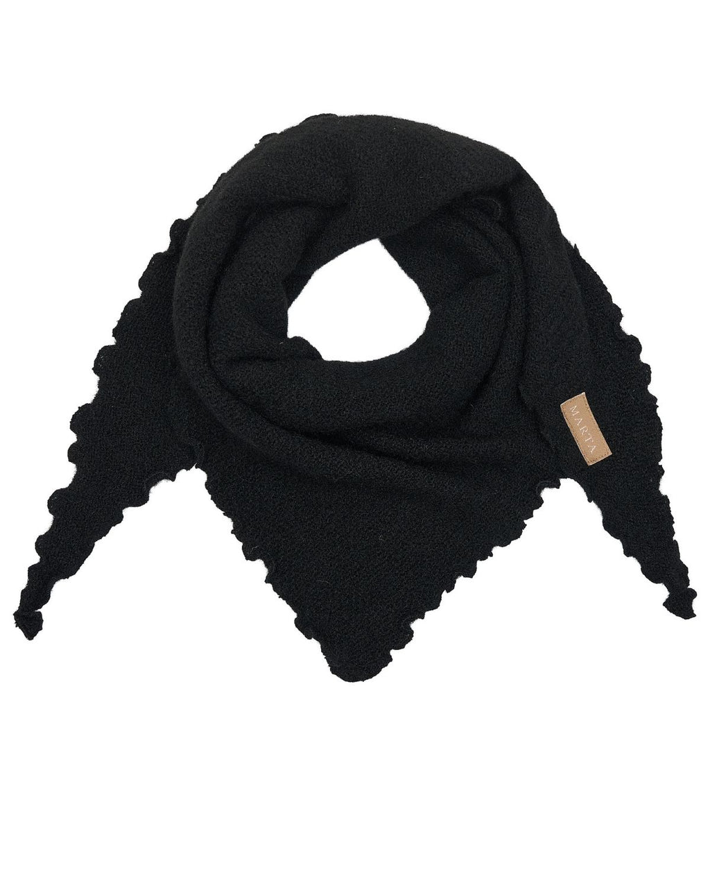 Scarf 2 Women Black Marta du Chateau