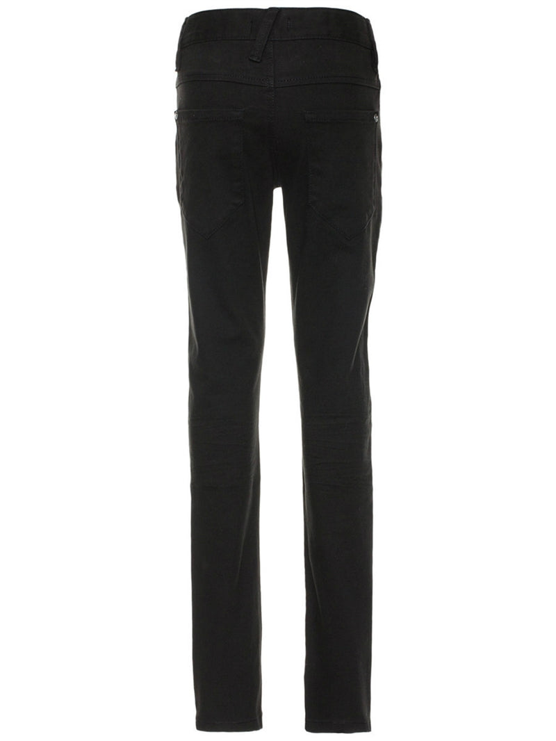 Ajvind Twill Pant Black Kids Trousers Name it