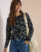 Alana Round-Neck Jumper Women Urban Dark Blue | Smilebutiken - Cecil